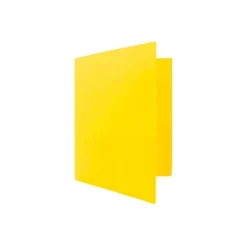 JAM Paper Heavy Duty Matte 2-Pocket Folder Yellow 108/Box 383HYEB -Office Supplies GUEST e12521c7 bae6 4762 8a8d 58e1402eab3a