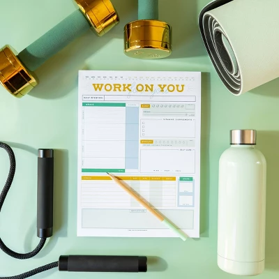 Undated Daily Health Notepad - Page Eleven Paper Goods 1 Undated Daily Health Notepad - Page Eleven Paper Goods