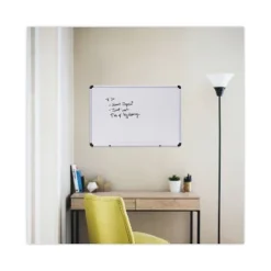 UNIVERSAL Dry Erase Board Melamine 36 X 24 White Black/Gray Aluminum/Plastic Frame 43723 -Office Supplies GUEST e2ef252b b3c5 4078 811b 448cf7d725aa