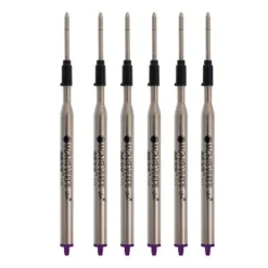 Monteverde Medium Ballpoint Refill For Lamy Ballpoint Pens 6/Pack Purple L133PL