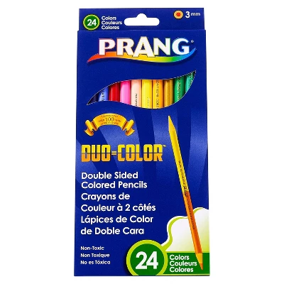 Dixon Prang Duo Colored Pencils Assorted Colors 24/Bundle 6 Bundles (DIX22112-6) 1 Dixon Prang Duo Colored Pencils Assorted Colors 24/Bundle 6 Bundles (DIX22112-6)