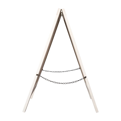 Flash Furniture Canterbury Vintage Wooden A-Frame Magnetic Indoor/Outdoor Chalkboard Sign, Freestanding Double Sided Extra Large Message Board 8 Flash Furniture Canterbury Vintage Wooden A-Frame Magnetic Indoor/Outdoor Chalkboard Sign, Freestanding Double Sided Extra Large Message Board - Image 8