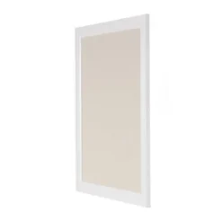 23.5" X 29.5" Bosc Framed Linen Fabric Pinboard White - DesignOvation