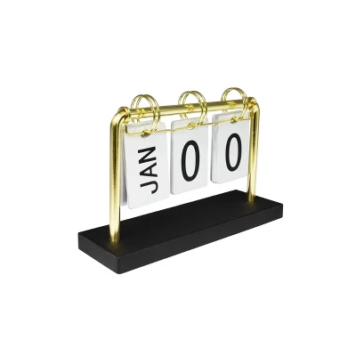 Desk Calendar Gold - Threshold™ 1 Desk Calendar Gold - Threshold™