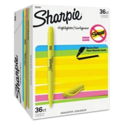 Sharpie Pocket Highlighters - Office Pack Chisel Tip Yellow 36 Per Pack 2003991 -Office Supplies GUEST e864ece6 d69c 4f33 9df8 ccf7d229676d