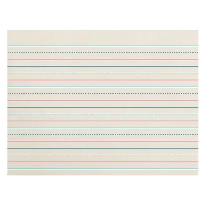 3pk 500 Sheets/Pk Zaner-Bloser Newsprint Handwriting Paper Grade K - Pacon 1 3pk 500 Sheets/Pk Zaner-Bloser Newsprint Handwriting Paper Grade K - Pacon