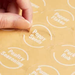 Talented Kitchen 144 Spice Labels Stickers + Pantry Labels, Clear Spice Jar Labels Preprinted For Spice Jar Lids, Water Resistant, Round 1.5 In 12 Talented Kitchen 144 Spice Labels Stickers + Pantry Labels, Clear Spice Jar Labels Preprinted For Spice Jar Lids, Water Resistant, Round 1.5 In -Office Supplies GUEST e9dcee4a 8065 4e37 a113 2be38a33fb9a