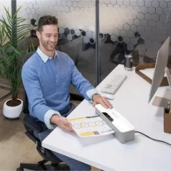 Fellowes Halo 95 Thermal & Cold Laminator 9.5" Width White/Light Gray (5753001) -Office Supplies GUEST eacf314a d32d 4c8f a494 b06552c4baf9