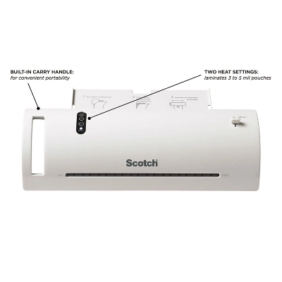 Scotch Thermal Laminator Value Pack 9" W With 20 Letter Size Pouches TL902VP 4 Scotch Thermal Laminator Value Pack 9" W With 20 Letter Size Pouches TL902VP - Image 4