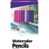 Pentel Arts Watercolor Pencils, Assorted Colors, Set Of 24