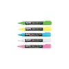 EXPO Bright Sticks Wet-Erase Fluorescent Marker Set Bullet Tip Assorted 14075