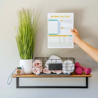 Undated Daily Health Notepad - Page Eleven Paper Goods 2 Undated Daily Health Notepad - Page Eleven Paper Goods - Image 2