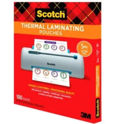 Scotch Thermal Laminating Pouch, 8-9/10 X 11-2/5 Inches, 5 Mil Thick, Pack Of 100 -Office Supplies GUEST efccdb91 1b68 4a9f 863b 23230d3b7e12