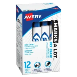 Avery Marks-A-Lot Dry-Erase Markers Chisel Tip Blue Ink 12/Pk 24406 10 Avery Marks-A-Lot Dry-Erase Markers Chisel Tip Blue Ink 12/Pk 24406 -Office Supplies GUEST f0c289ef 929d 4fa9 be04 c91adf8ca01c