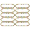 Ashley Productions Magnetic Die-Cut Large Nameplates & Labels, Confetti, 10 Per Pack, 6 Packs