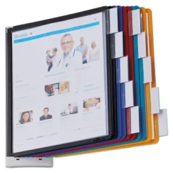 Durable Sherpa Wall-Mount Reference System 10 Panels 10 X 4 X 13 1/2 554100 -Office Supplies GUEST f40776c2 d877 4b96 aefe f710266c7fd8