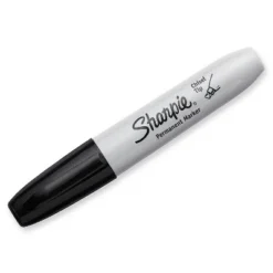 Sharpie Permanent Marker 5.3mm Chisel Tip Black Dozen 38201