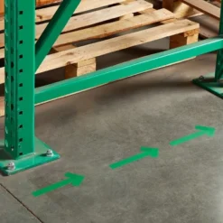 Stockroom Plus 2 Rolls Floor Marking Tape, 1 In X 36 Yards, 0.16mm, Vinyl Pinstripe Tape For Vehicles, Classroom, Warehouse, Gym, Green