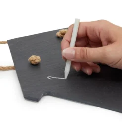 Farmlyn Creek 2 Rustic Farmhouse Hanging Chalkboard Signs With 4 Chalk Sticks -Office Supplies GUEST f573eb61 fa98 470b bca9 78a1c29fb0bb