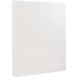 JAM Paper 8.5"x11" Strathmore Extra Heavy Weight Cardstock 130lb 25 Sheets Bright White Wove