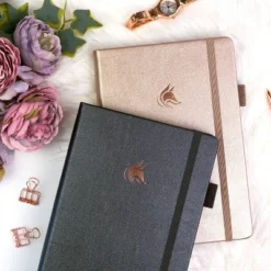 Undated Planner Premium Weekly 7"x10" Silver Black - Clever Fox -Office Supplies GUEST f7355563 79d9 4faf 9491 e09370f5dde7