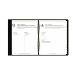 Day Designer 2023-24 Academic Refillable Planner Faux Leather Hard Cover 8.5"x11" Weekly/Monthly Wirebound Black -Office Supplies GUEST f78f0328 cdfe 4575 8274 0536a06aecc8