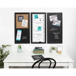 Wyeth Framed Magnetic Chalkboard - Kate & Laurel All Things Decor -Office Supplies GUEST f92ab49e 01b8 44fc 9488 d2a0afe28d3a