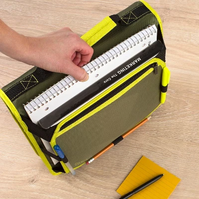 Five Star 2" 3-Ring Zipper Binders D-Ring Assorted Colors (29052) 5 Five Star 2" 3-Ring Zipper Binders D-Ring Assorted Colors (29052) - Image 5