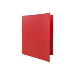 JAM Paper Plastic Two-Pocket School POP Folders W/Metal Prongs Clasps Red 382ECREDD 6 JAM Paper Plastic Two-Pocket School POP Folders W/Metal Prongs Clasps Red 382ECREDD -Office Supplies GUEST fadc0103 f065 4c63 a831 c531a61b4e2c