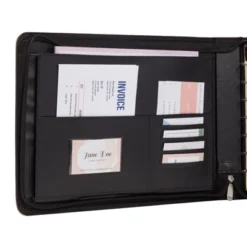 Juvale Rose Gold 7 Ring Business Checkbook Binder With Zipper For Checks, PU Leather, 15 X 11 X 2 In 9 Juvale Rose Gold 7 Ring Business Checkbook Binder With Zipper For Checks, PU Leather, 15 X 11 X 2 In -Office Supplies GUEST fd02b490 c118 4481 ab8f 4f8ebfa66da1