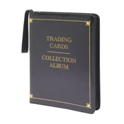 Bright Creations 9 Pocket Trading Card Binder With Removable Sleeves, Holds Up To 540 Cards, 14 X 11 In, Black & Gold Faux Leather -Office Supplies GUEST fd89735e 1cff 4a70 b51d acc93c517e9d