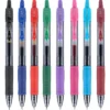 Pilot G2 Premium Retractable Gel Ink Pen Assorted Ink .7mm 8/Set 31128