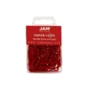 JAM Paper Colored Standard Paper Clips Small 1 Inch Red Paperclips 2185200B